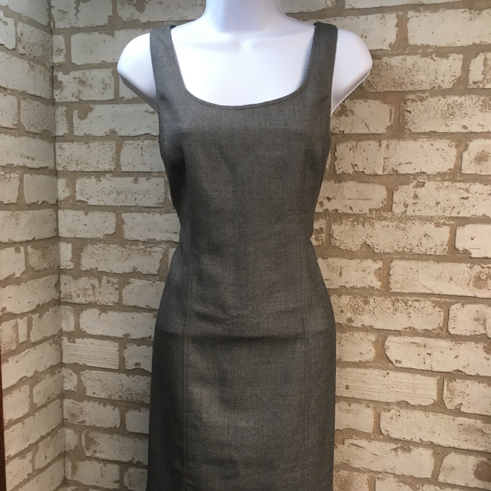 Tahari dark gray dress. Size 6P